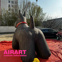Ballon gonflable personnalisé en forme de chien Aberdeen Terrier, chien gonflable réaliste Scottish Terrier