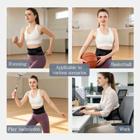 Ceinture de soutien lombaire souple et réglable à quatre bâtons, respirante, à double pression, pour le sport et le quotidien – Vente en gros usine
