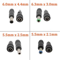 Connecteur CC 3.5*1.35mm 4.0/4.8*1.7mm 5.5*1.7/2.1/2.5mm 6.0*4.4mm Prise de charge mâle/femelle CC pour électronique DIY et ordinateur portable