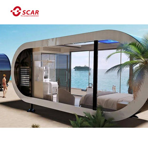 <span class=keywords><strong>Casa</strong></span> Prefabricada 2025, Cabaña con Cama Tipo Cápsula Espacial, Hotel Contenedor, <span class=keywords><strong>Casa</strong></span> Móvil Pequeña para Exteriores, <span class=keywords><strong>Casa</strong></span> Cápsula de Lujo - Product Image 1