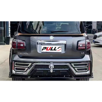 Kit de carrosserie de voiture pour Nissan Patrol Y62 2016-2019 assemblage de pare-chocs avant et arrière avec grille sourcils feux antibrouillard petit capot, offre spéciale