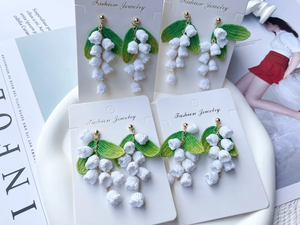 <span class=keywords><strong>Pendientes</strong></span> de <span class=keywords><strong>Ganchillo</strong></span> con Ganchos Pequeños. Joyas de Flores Hechas <span class=keywords><strong>a</strong></span> Mano en Crochet, Aretes, Colgante, Hecho <span class=keywords><strong>a</strong></span> Medida - Product Image 3