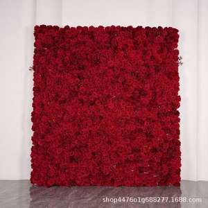 Panneau mural de roses artificielles fait main personnalisé pour la décoration de mariages, salles de yoga, Thanksgiving, remises de diplômes, Noël, Nouvel An chinois - Product Image 6