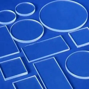 Plaque de verre optique plate ultra-mince ou épaisse, de forme ronde, carrée, trapézoïdale, prismatique ou octogonale - Product Image 1