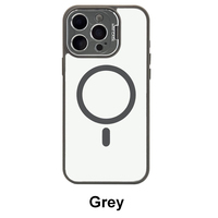 Funda Magnética Transparente de Lujo Kingsoul con Anillo de Epoxi, Impermeable, Plegable, Material TPU+PC, Color Personalizado, Estilo Ins, Multimarca