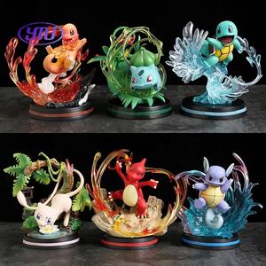 Figurines d'action Pokémon en PVC de haute qualité, mignonnes, de type <span class=keywords><strong>Manga</strong></span> Anime GK, avec Bulbasaur, Charizard et Squirtle. - Product Image 6
