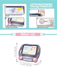 KSF Kinder-Künstlerbrett Buntes Löschbares Skizzier- und Musikalisches Magnetisches Schreib- und Zeichenbrett mit Klaviertastatur aus ABS-Kunststoff - Product Image 4