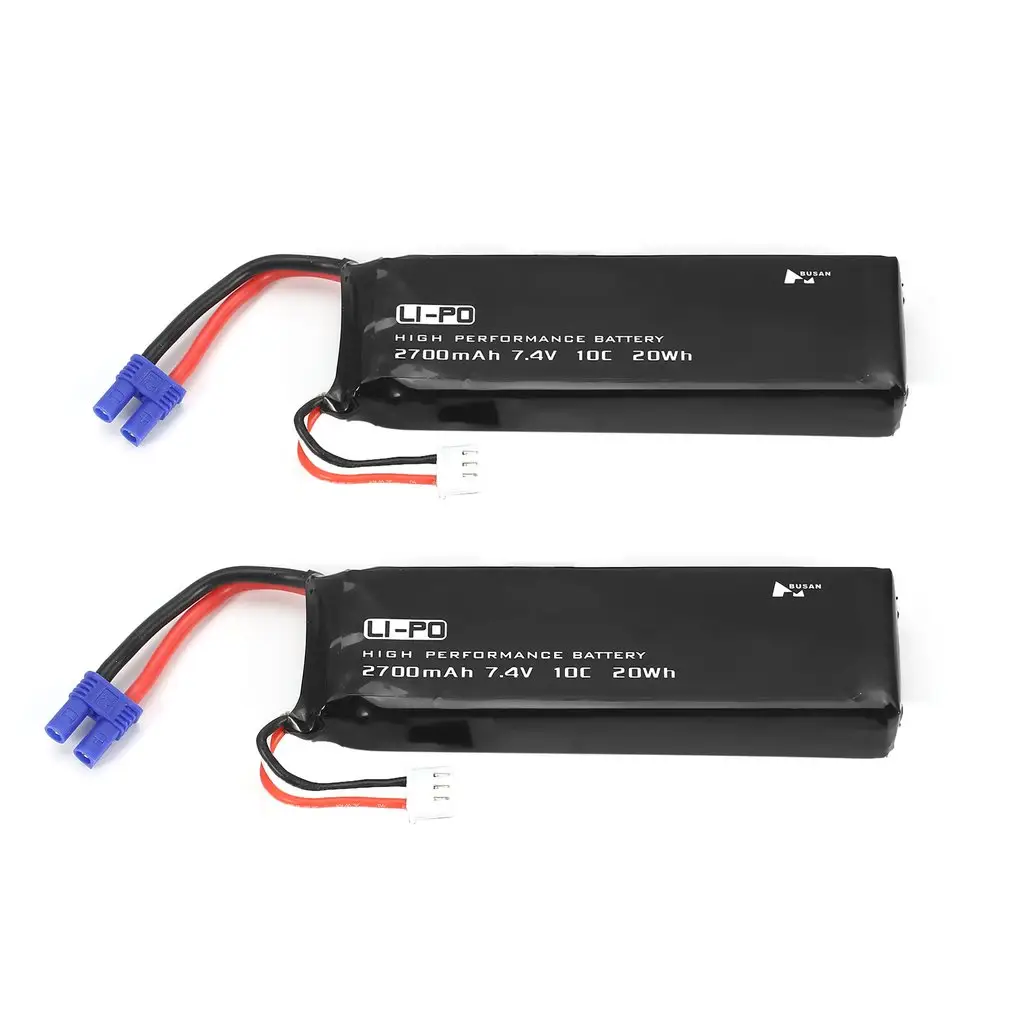 Wholesale Price Lipo Battery 7.4V 2700mAh 10C Battery For Hubsan Battery H501S PRO X4 H501C RC Quadcopter Drone Spare Parts