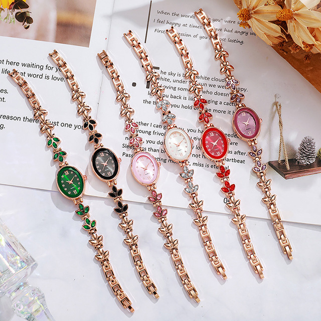 Custom Logo Women's Fashion Quartz Watches Trendy Versatile Stainless Steel Popular Women Bracelet Watches