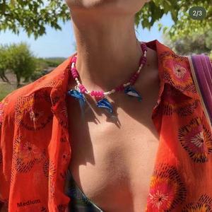 2025 printemps été Collection personnalisée perle d'eau douce clavicule chaîne collier pour femmes chaîne à maillons transfrontaliers - Product Image 1