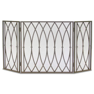 Paravientos de chimenea de diseño antiguo con protector de chispas de metal artesanal, paravientos plegable para chimenea en venta - Product Image 6