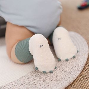 Automne hiver anti-dérapant bébé chaussettes épaissir chaud nouveau-nés nourrissons filles <span class=keywords><strong>polaire</strong></span> chaussettes mignon garçons chaussettes - Product Image 2