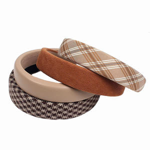 महिलाओं के लिए दक्षिण कोरा लक्जरी डिजाइनर हेयर बैंड उच्च गुणवत्ता वाले कपड़े से बने हेयरबैंड - Product Image 5