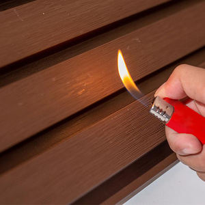 Revestimiento de Pared Exterior Decorativo de WPC Resistente al Agua, Panel de Pared de Madera y Plástico Compuesto Resistente al Fuego - Product Image 3