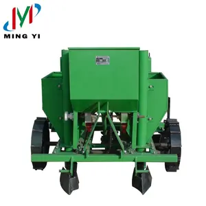 トラクター搭載3点リンケージ肥料付き2列ポテトプランター4輪トラクターポテト植栽機