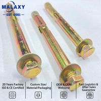 Malaxy 304 Acier inoxydable galvanisé à chaud, cheville d'ancrage à expansion robuste, cheville d'ancrage pour béton