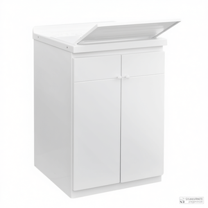 Lavabo de Baño con Mueble de ABS y Encimera de Polipropileno de 45 cm x 60 cm, 1 Puerta - Product Image 3