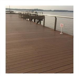 WPC Composite Decking Flooring Wood Plastic Composite Outdoor <b>Deck</b> Boards HDPE Waterproof Interlocking Wood Decor Patio Garden - Product Image 4
