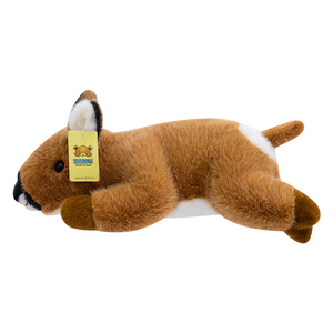 ตุ๊กตาสัตว์กวางโรว์แบบยืนและนอน ขายส่ง ตุ๊กตาขนนุ่มพิเศษ บรรจุเม็ดบีดถ่วงน้ำหนักที่แขนและท้ายท่อน - Product Image 1