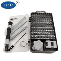Jeu de tournevis de précision magnétique LXD 115-en-1 avec étui rigide, garantie OEM 1 an pour la réparation d'ordinateurs, de téléphones et d'appareils électroniques