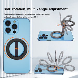 Soporte para Teléfono de Coche 2024: 360 °   Succión Magnética Giratoria, Diseño Plegable para iPhone Serie 12 - 16 con Función de Succión de Doble Cabezal - Product Image 2