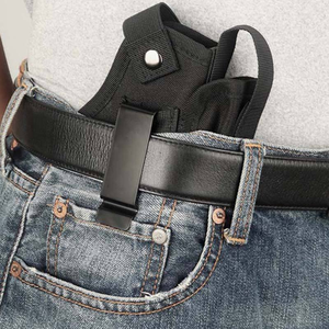 Multi-Functional Nylon Waist Holster <b>Bag</b> for Outdoor Use Quick Pull Invisible Protective Tactical Gear Field CS <b>Gun</b> <b>Bag</b> - Product Image 4