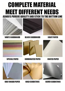 صناديق هدايا فاخرة من الورق المقوى قابلة لإعادة التدوير وصديقة للبيئة مع إغلاق مغناطيسي وشعار مخصص - Product Image 3