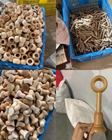 Tringle à rideau en bois BARRA DE MADERA PARA CORTINA, ensemble de tringles à rideaux de 28 mm, embout en bois, long support de fixation pour tringles à rideaux