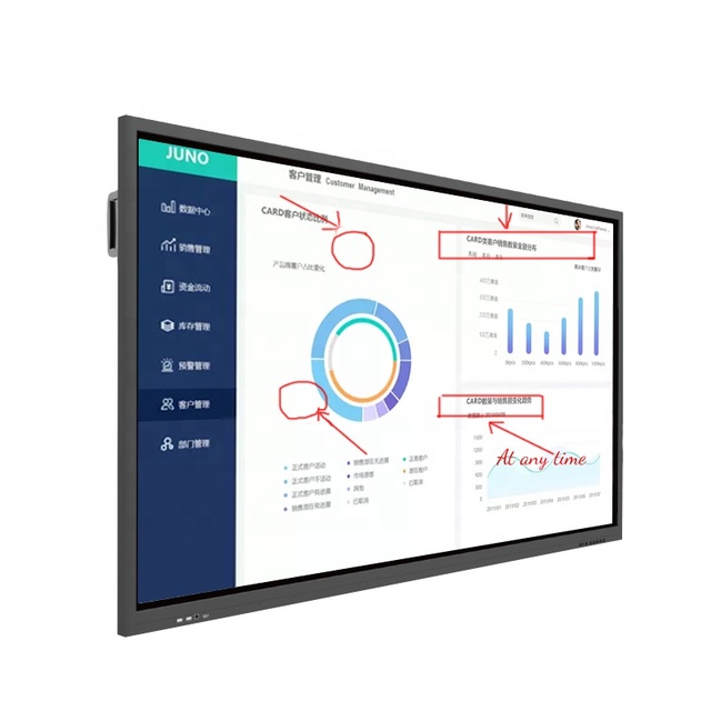 BOE 86'' Smart Board Interactive 4k Tv With Wifi 86 Inch Smart Education Conference Whiteboard
