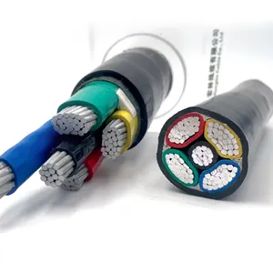 Высококачественный дешевый, оптовая продажа, ПВХ изоляция и обшивка, медный алюминиевый 0,6/1kv Power YJV/YJLV/VV/VLV Электрический кабель