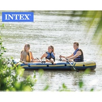 Bateau de pêche gonflable en caoutchouc 10 m Intex 68370 Challenger 3, pour dérive, original