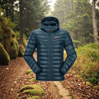 Veste d'hiver décontractée pour homme, veste matelassée en nylon de haute qualité avec duvet de canard, design tendance, grande taille