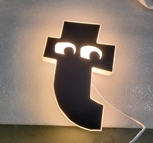 Personalizzato bordo smussato lettere completamente illuminate LED acrilico segno solido acrilico segno lettera per il centro commerciale - Product Image 3