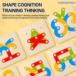 Pezzi Custom tubo nuovo Puzzle blocchi di costruzione gioco da tavolo giocattoli educativi per <span class=keywords><strong>bambini</strong></span> <span class=keywords><strong>bambini</strong></span> da <span class=keywords><strong>3</strong></span> a 7 <span class=keywords><strong>anni</strong></span> sia ragazza che ragazzo - Product Image 4