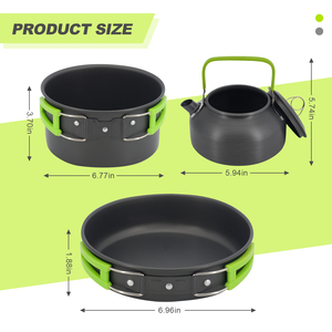 Set de Cocina de Camping Plegable de Aleación de Aluminio de Gran Venta <span class=keywords><strong>Accesorios</strong></span> para Acampar - Product Image 2