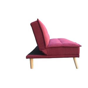 Gỗ sồi chân 3 chỗ ngồi có thể gập lại Sofa giường phong cách Nhật Bản sofa vải cama - Product Image 3