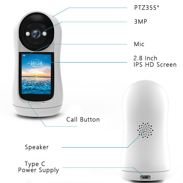 V5 Smart Call Video With Sound Motion Dectation Two Way Video Call for Home