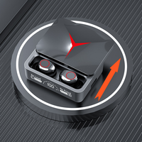 Écouteurs intra-auriculaires sportifs M90 Pro TWS avec indicateur LED, étanchéité IPX-4, contrôle tactile 5.3, faible latence, Type-C