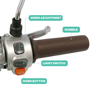 Motocicleta Eléctrica de Estilo Popular con Batería de Gran Capacidad, Atractiva y Adecuada para Desplazamientos Diarios - Product Image 4