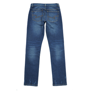 Pantalon en jean vintage pour homme en coton délavé, coupe droite décontractée, design classique à cinq poches, inspiré du style workwear, durable et confortable - Product Image 2
