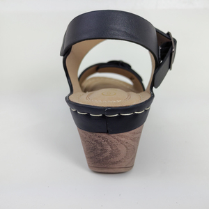 2026 신상 저렴한 가격 웨지힐 샌들 신발 PU 여성용 편안한 샌들 - Product Image 3