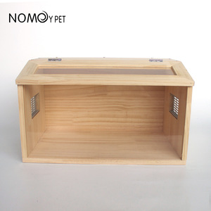 NOMO Boîte d'élevage pour reptiles en bois massif, <span class=keywords><strong>enclos</strong></span> en bois pour reptiles, pour hamster, <span class=keywords><strong>poussin</strong></span> - Product Image 2