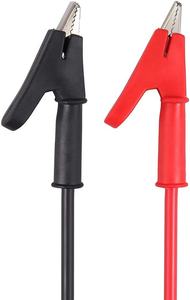 1 Pair Banana Plug to Alligator Clip Test Lead Crocodile Clip Lab Test Cable with Banana Plug Heavy Duty 1M Long for Multimeter - Product Image 4