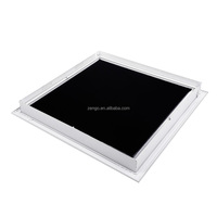 Hvac prix d'usine diffuseur de plafond en aluminium grille de caisse à oeufs pour Ventilation grille de filtre à charnière amovible dans la climatisation