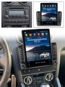 Lecteur vidéo de voiture Tesla Android 13 8 cœurs IPS DSP pour Audi A3 <span class=keywords><strong>S3</strong></span> 2003-2013 8+128 Go Système audio Radio ADAS DVR GPS BT Stéréo - Product Image 5