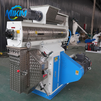 MIKIM Nourriture pour volaille de ferme Litière pour chat Moulin à granulés de bois/Moulins Anneau Die Ligne de production de granulés Machines pour produire les prix des granulés