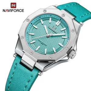 Naviforce 5026 sebbe נשים לצפות בתכשיטים יוקרה אופנה כחול פנים יפן קוורץ שעונים עמיד למים wristwatch