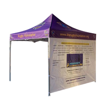 Tente d'extérieur en aluminium avec logo pour événements, promotion de salons professionnels, chapiteau 3x3, stand publicitaire pop-up, impression personnalisée, tente à auvent 10x10
