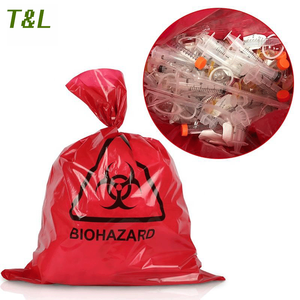 Bolsas de residuos peligrosos amarillas o rojas, bolsa de pie, bolsa de basura médica para componer, campanas de contención de polvo de farmacia - Product Image 2