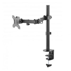 Adjustable Dual Monitor Arm Desk Mount 90 Degree Tilt Articulated <b>Stand</b> for Two 32-inch <b>Screens</b> New Stock Product - Product Image 1